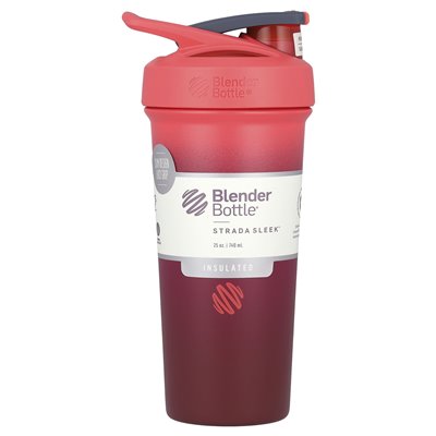 Butder Butelka, Strada Sleek ™, izolowana stal nierdzewna, Sangria, 25 uncji (740 ml) Butder Butelka, Strada Sleek ™, izolowana stal nierdzewna, Sangria, 25 uncji (740 ml)