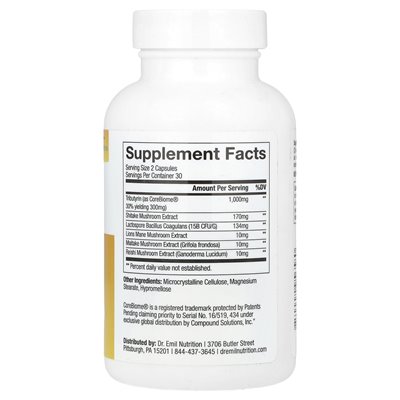 Dr Emil Nutrition, Total Gut Complex, 60 Kapseln