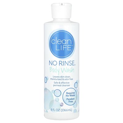 CleanLife, bez mycia ciała Rinse®, 8 fl oz (236,6 ml)