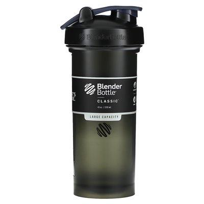 Butelka blendera, klasyczny, czarny, 45 uncji (1330 ml)