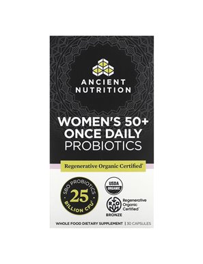 Ancient Nutrition, Probiotika für Frauen ab 50 einmal täglich, 25 Milliarden KBE, 30 Kapseln