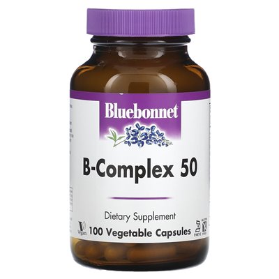Bluebonnet Nutrition, B-Complex 50, 100 veg capsules