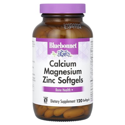 Bluebonnet Nutrition, Zink-Magnesium-Calcium, 120 Soft