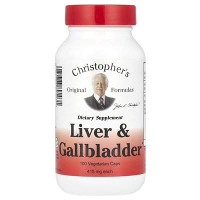 Christopher's Original Formulas, Liver and Gallbladder, 415mg, 100 Vegetarian Caps