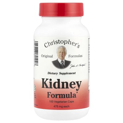 Christopher's Original Formulas, Nierenformel, 475 mg, 100 vegetarische Kapseln Christopher's Original Formulas, Nierenformel, 475 mg, 100 vegetarische Kapseln
