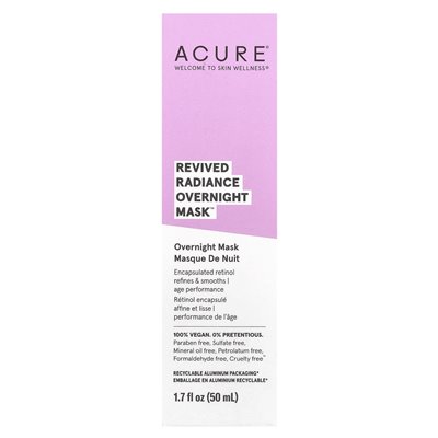 Acure, Revitalisierte Ausstrahlung über Nacht, 1,7 fl oz (50 ml)
