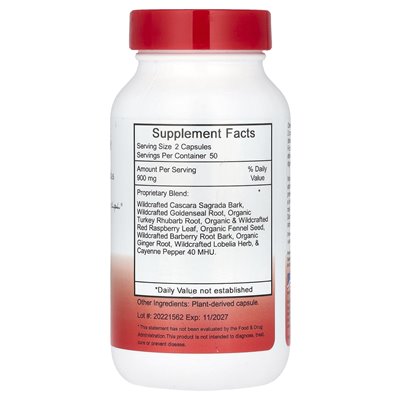 Christopher's Original Formulas, Lower Intestine Formula, 900 mg, 100 vegetarische Kapseln (450 mg pro Kapsel)