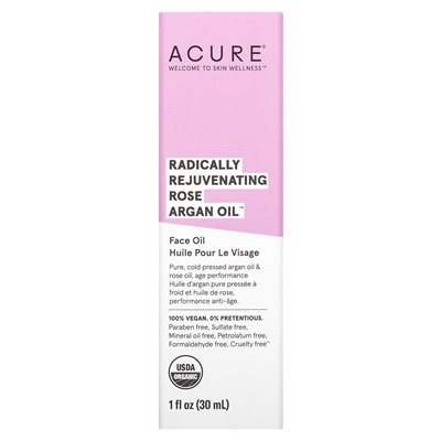 Acure, radykalnie odmładzający, róży róży, olej arganowy, 1 fl oz (30 ml) Acure, radykalnie odmładzający, róży róży, olej arganowy, 1 fl oz (30 ml)