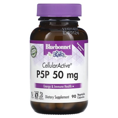 Bluebonnet Nutrition, CelularActive P-5-P, 50 mg, 90 Gemüsekapseln