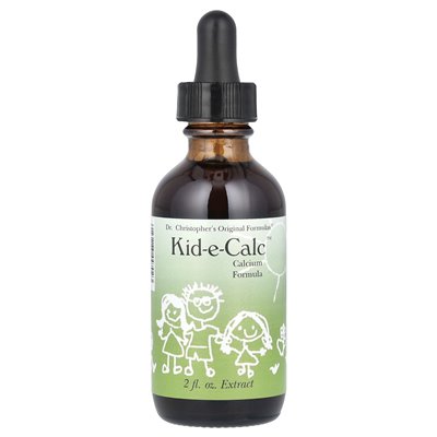 Oryginalne formuły Christophera, Kid-e-Calc ™, wzór wapnia, 2 fl oz