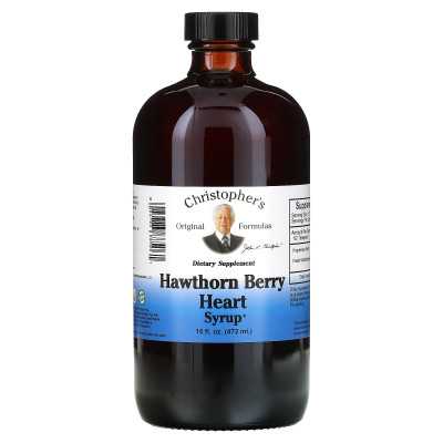 Christopher's Original Formulas, Berry Heart Weißdorn-Sirup, 16 Fl Oz (472 ml)