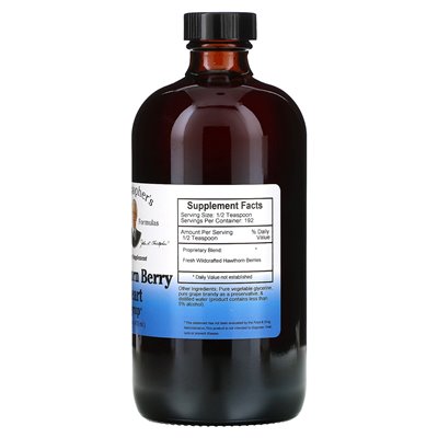 Christopher's Original Formulas, Berry Heart Weißdorn-Sirup, 16 Fl Oz (472 ml)