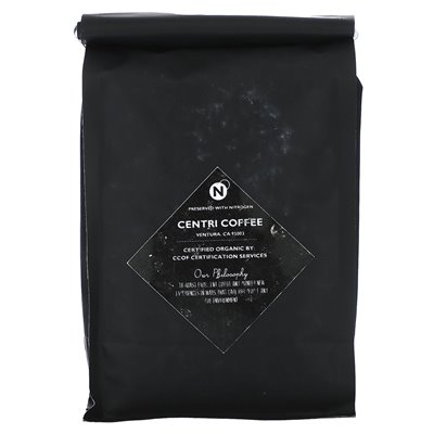 Cafe Altura, Centri Coffee, Organic French, Caramelized Sugar, Whole Bean, Ciemna pieczeń, 12 uncji (340 g)