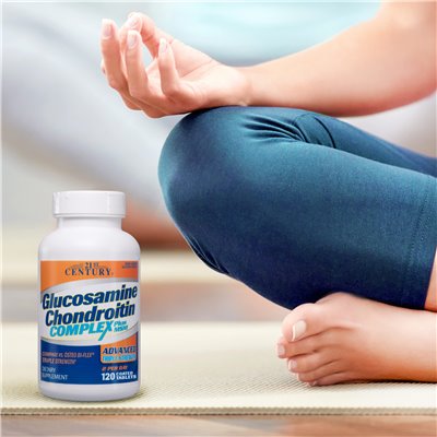 21st Century, Glucosamin-Chondroitin-Komplex plus MSM, erweiterte Dreifachstärke, 120 Tabletten