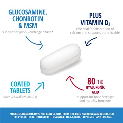 21st Century, Arthri-Flex Advantage + Vitamin D3, 120 überzogene Tabletten