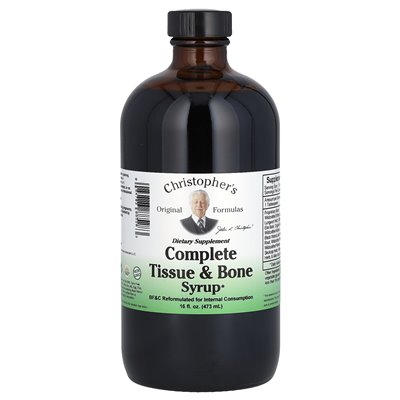 Oryginalne formuły Christophera, Syrop Tissue & Bone Syrop, 16 Fl Oz (473 ml) Oryginalne formuły Christophera, Syrop Tissue & Bone Syrop, 16 Fl Oz (473 ml)