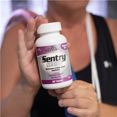 21st Century, Sentry Senior, Multiwitamin &amp Multimineral Supplement, Women 50+, 100 tabletek
