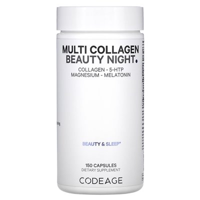 Codeage, Multi Collagen Beauty Night, 150 kapsułek