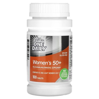 21st century, one journal, women 50+, multivitamin multimineral, 100 tablets