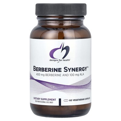 Projekty dla zdrowia, berberine Synergy ™, 60 kapsułek wegetariańskich