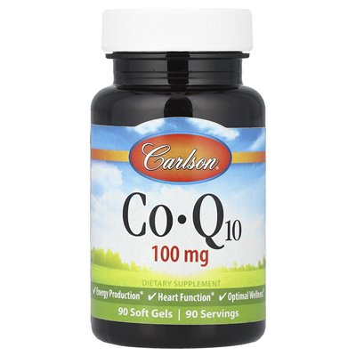 Carlson, COQ10, 100 mg, 90 miękkich żeli