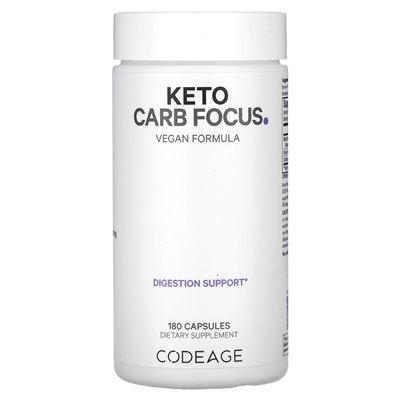 Codeage, Keto Carb Focus, 180 kapsułek