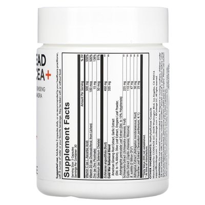 Codeage, Clearhead Echinacea+, witaminy, gorączka, żeń -szeń, Astragus, Schisandra, 90 kapsułek Codeage, Clearhead Echinacea+, witaminy, gorączka, żeń -szeń, Astragus, Schisandra, 90 kapsułek
