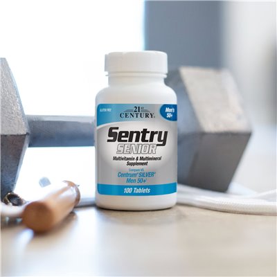 21st Century, Sentry Senior, Multivitamin- und Multimineralstoffpräparat, Männer 50, 100 Tabletten