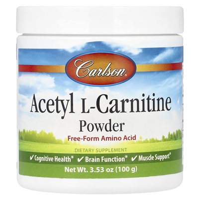 Carlson, acetylo-l-karnityna proszek, 3,53 uncji (100 g) Carlson, acetylo-l-karnityna proszek, 3,53 uncji (100 g)