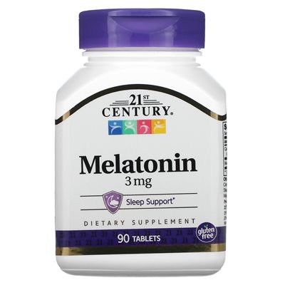 XXI wiek, melatonina, 3 mg, 90 tabletek