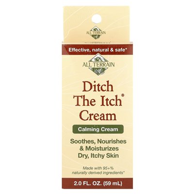 Cały teren, porzuć krem ​​Itch®, krem ​​uspokajający, 2 flory (59 ml)