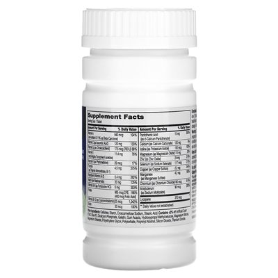 XXI wiek, jeden dziennik, mężczyzn 50+, multiwitamin multimineral, 100 tabletek
