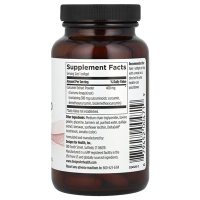 Projekty zdrowia, Curcum-Evail® 400, 120 Softgels