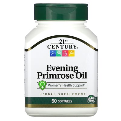 21st Century, Evening Primrose Oil, Women's Health Support, 60 Soft