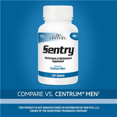 21st Century, Sentry Men, Multivitamin- und Multimineralstoffpräparat, 120 Tabletten