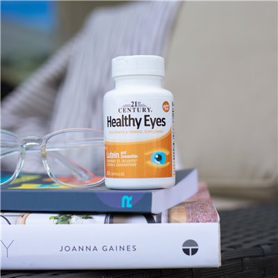21st Century, Gesunde Augen, Lutein und Zeaxanthin, 60 Kapseln
