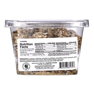 Country House, Mandel, Chia + Flachs, 6,5 oz (184 g)