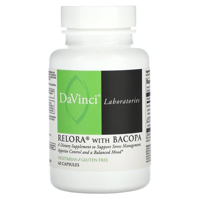 DaVinci Laboratories of Vermont, Relora mit Bacopa, 60 Kapseln