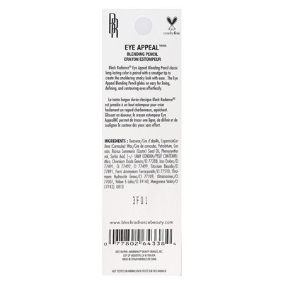Black Radiance Eye Appeal Pencil, CA6526 Kohl Brown, 0.033 oz (0.94 g)