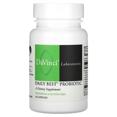 DaVinci Laboratories of Vermont, Daily Best Probiotic, 60 kapsułek DaVinci Laboratories of Vermont, Daily Best Probiotic, 60 kapsułek