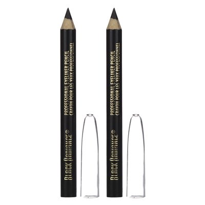 Black Radiance, Eyeliner Pencil, CA6503 Truly Black, Dual Pack, 0.066 oz (1.88 g)