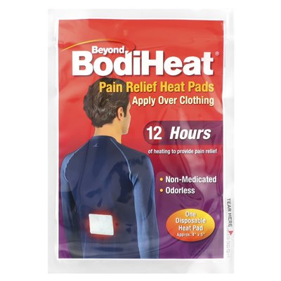 Poza bodiheat, podkładki cieplne bólu, 4 paczki