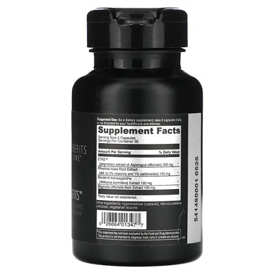 DaVinci Laboratories of Vermont, Benefit Line, Cortisol-Vorteile, 60 Kapseln