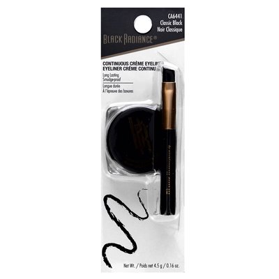 Black Radiance, Continuous Crème Eyeliner, CA6441 Classic Black, 0,16 uncji (4,5 g)