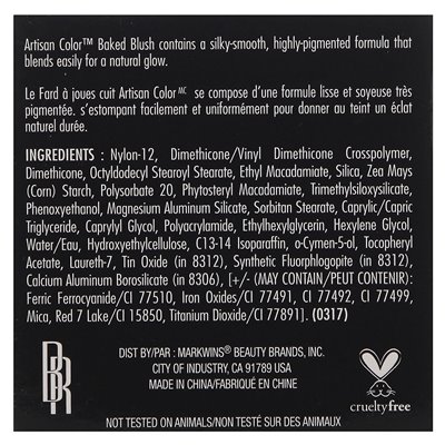 Black Radiance, Artisan Color, Baked Blush, 8305 Warm Berry, 0,1 Unze (3 g)