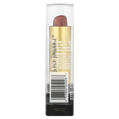 Czarny blask, idealny ton, kolor warg, 5026 Sundrenched Bronze, 0,13 uncji (3,6 g)