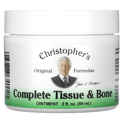 Christopher's Original Formulas, Complete Tissue & Bone Ointment, 2 fl oz (59 ml) Christopher's Original Formulas, Complete Tissue & Bone Ointment, 2 fl oz (59 ml)