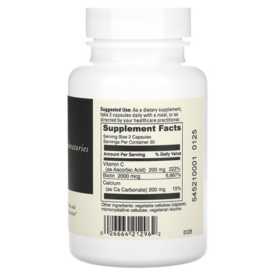 DaVinci Laboratories of Vermont, Biotin, 60 Kapseln