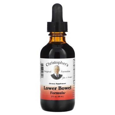 Oryginalne formuły Christophera, Formuła jelita dolnego, 2 Fl Oz (59 ml)