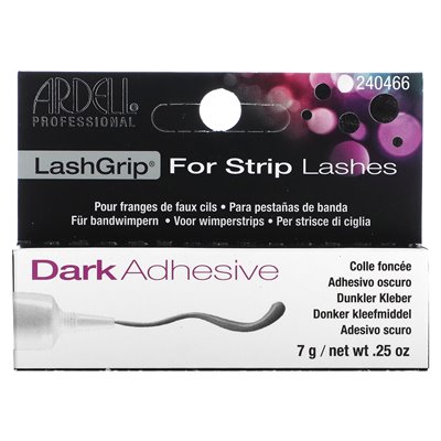 Ardell, Lashgrip, dla rzęs paska, ciemny klej, 0,25 uncji (7 g) Ardell, Lashgrip, dla rzęs paska, ciemny klej, 0,25 uncji (7 g)